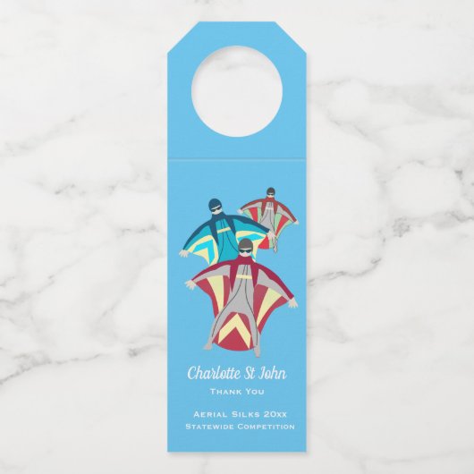 Wingsuit Flaschenanhänger (Vorderseite)