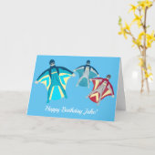 Wingsuit Karte (Gelbe Blume)