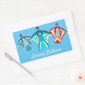 Wingsuit Rechteckiger Aufkleber (Umschlag)