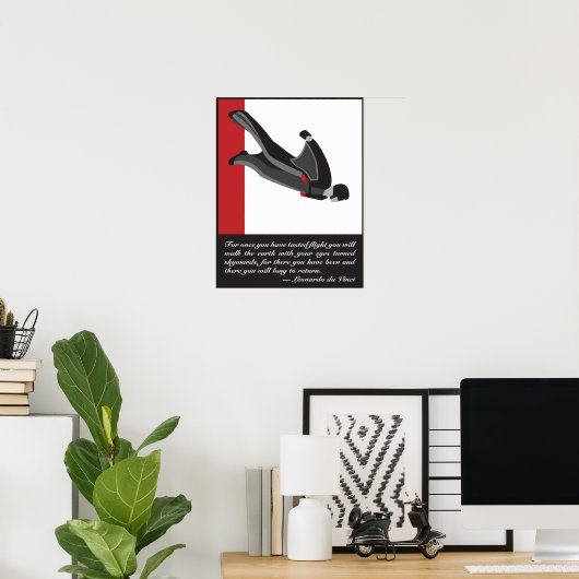 Wingsuit SkyDive Poster (Heimbüro)