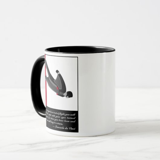 Wingsuit Skydive Tasse (Vorderseite Links)