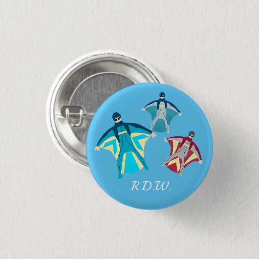 Wingsuit Skydiving Button (Vorne & Hinten)