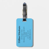 Wingsuit Skydiving Gepäckanhänger (Rückseite vertikal)