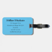 Wingsuit Skydiving Gepäckanhänger (Rückseite horizontal)