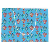 Wingsuit Skydiving Große Geschenktüte (Rückseite)