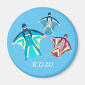Wingsuit Skydiving Magnet (Vorne)