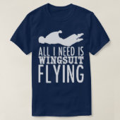 Wingsuiting Joke Wingsuit Basejumping2 T-Shirt (Design vorne)