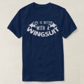 Wingsuiting Joke Wingsuit Basejumping T-Shirt (Design vorne)