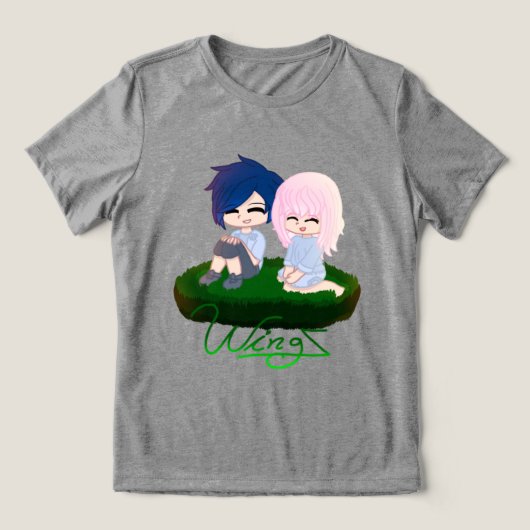 Wingz Childhood Friends Tri-Blend Shirt (Design Vorderseite)