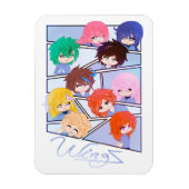 Wingz Multi Character Magnet (Vertikal)
