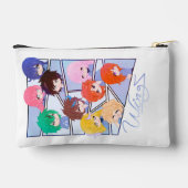 Wingz Multi Character Print Cut Sew Bag Zubehörtasche (Rückseite)