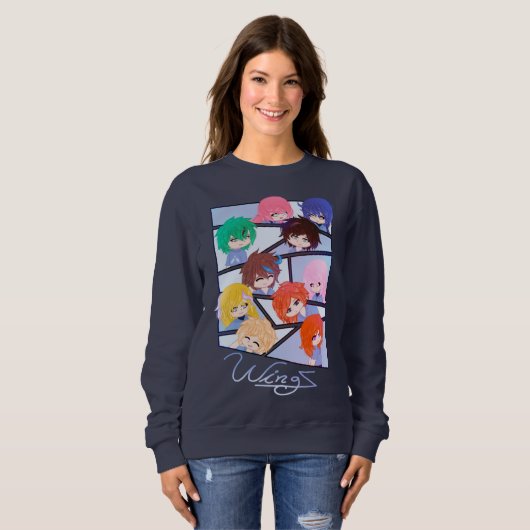 Wingz Multi Character Sweatshirt (Vorne ganz)