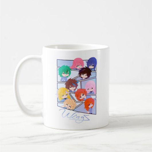 Wingz Multi Characters Mug Kaffeetasse (Links)