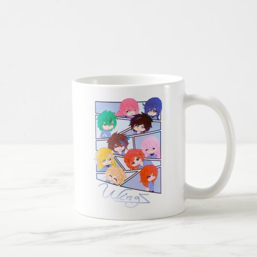Wingz Multi Characters Mug Kaffeetasse (Rechts)