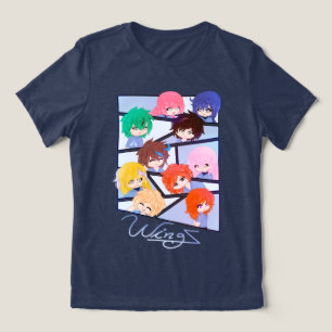 Wingz Multi Charaktere Tri-Blend Shirt