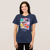 Wingz Multi Charaktere Tri-Blend Shirt (Vorderseite voll)