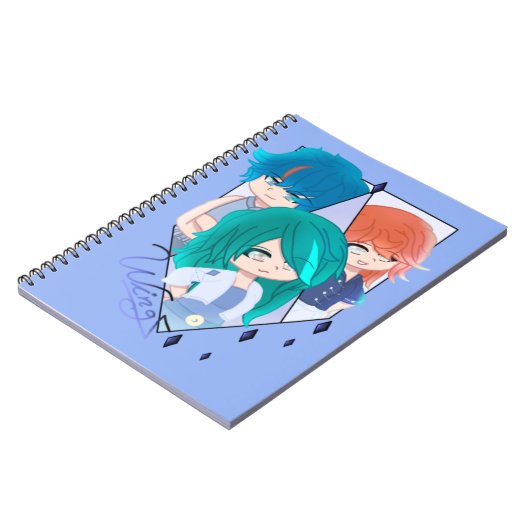 Wingz Warriors Spiral Photo Notebook Notizblock (Linke Seite)
