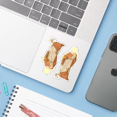 Winifred of Wales (P 002) Aufkleber (Laptop mit iPhone)