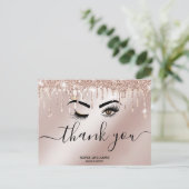 Wink Beautiful Brown Eye mit Gold Crown Postcard Postkarte (Stehend Vorderseite)