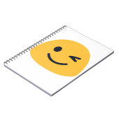 Wink Emoji Notizblock (Linke Seite)