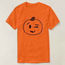 Wink Emoji Pumpkin Shirt Group Halloween Emoji