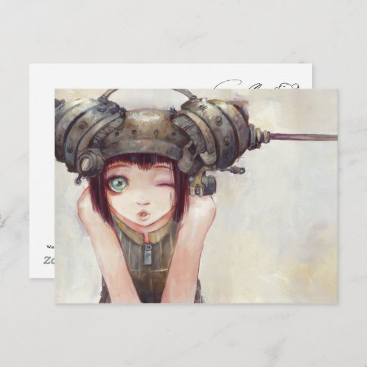 Wink Postcard Postkarte (Vorne/Hinten)