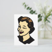 Wink Postkarte (Stehend Vorderseite)