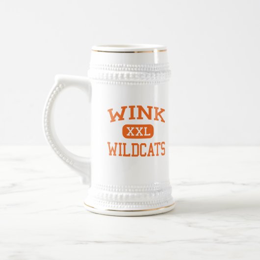 Wink - Wildkatzen - Wink-Highschool - Wink Texas Bierglas (Links)
