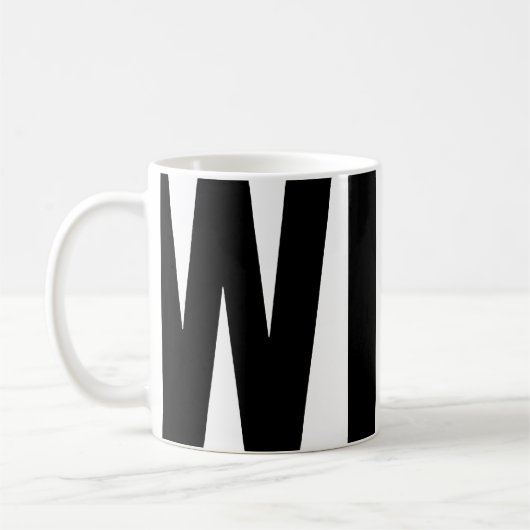 WINK-Wort-Tasse Kaffeetasse (Links)