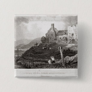 Winkel des Leistungshebels Crug, nahe Aberystwyth, Button