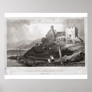 Winkel des Leistungshebels Crug, nahe Aberystwyth, Poster