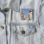 Winkel-Statue nah oben in La Recoleta Friedhof Button (Beispiel)