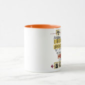 Winkel von irgendjemandes baumeln tasse (Zentrum)