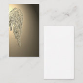 Winkel Wings Flügel-goldene helle Visitenkarten Visitenkarte (Vorne/Hinten)