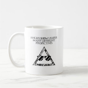Winkel zeigen viele verschiedene Perspektiven des Kaffeetasse