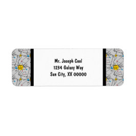 Winkelgeometrisches Retromuster