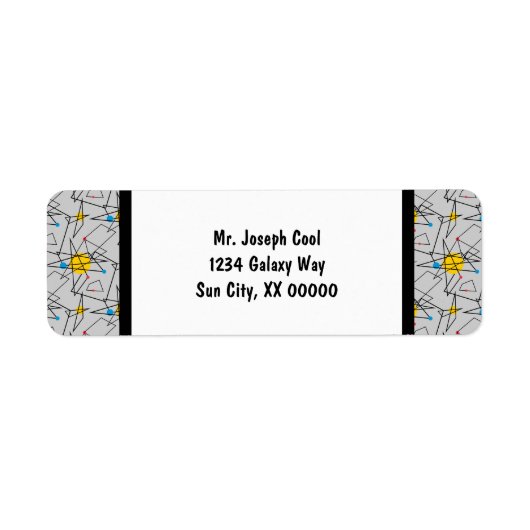 Winkelgeometrisches Retromuster (Vorne)