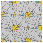 Winkelgeometrisches Retromuster Stoff (Nahaufnahme)