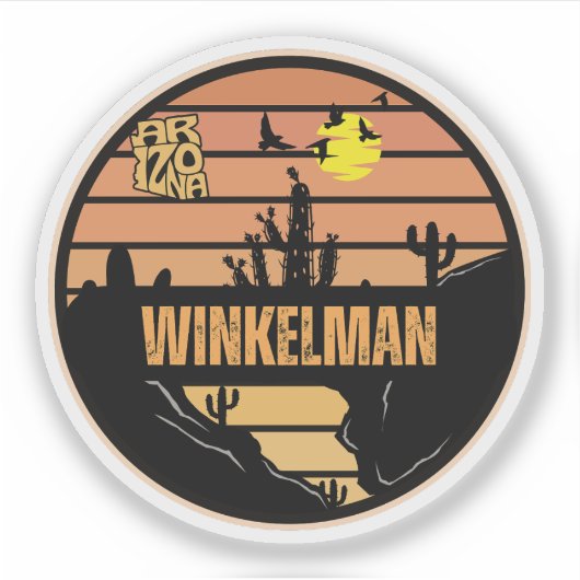 Winkelman, Arizona Aufkleber (Vorderseite)