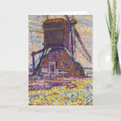Winkelmühle | Piet Mondrian Karte (Vorderseite)