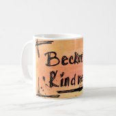 Winken Sie Güte-Tasse zu Kaffeetasse (Vorderseite Links)
