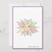 Winken whimsical Sonne danke Karte (Vorderseite)