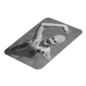 Winkende Frau Magnet (Linke Seite)