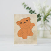 winkende Katze Postkarte (Stehend Vorderseite)