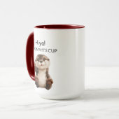 Winkender Otterbaby Tasse (Vorderseite Links)
