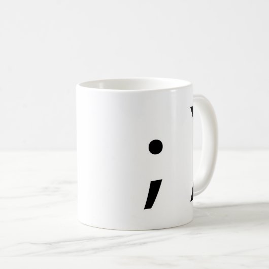 Winkgesicht! Kaffeetasse (VorderseiteRechts)