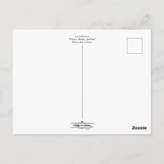 Winkin, Blikin und Nod Postcard Postkarte (Rückseite)