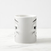 Winking Cartoon Face 3D-Tasse Kaffeetasse (Mittel)