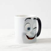 Winking Cartoon Face 3D Verwandlungstasse (VorderseiteRechts)