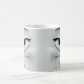 Winking Cartoon Gesicht 3D-Tasse 11 Kaffeetasse (Mittel)